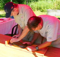 Each entry gets measured: longest fish wins!